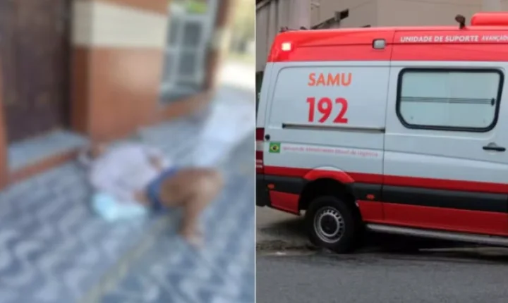 Mulher com dor espera Samu deitada em calçada por mais de uma hora no litoral de SP