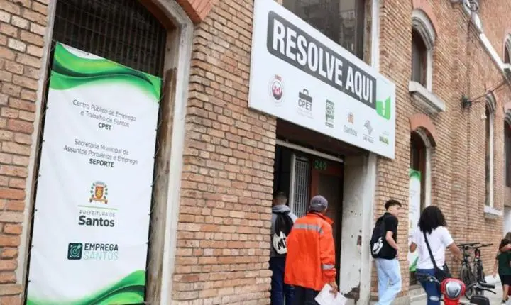 Mutirão do Emprego de Santos oferece 215 vagas