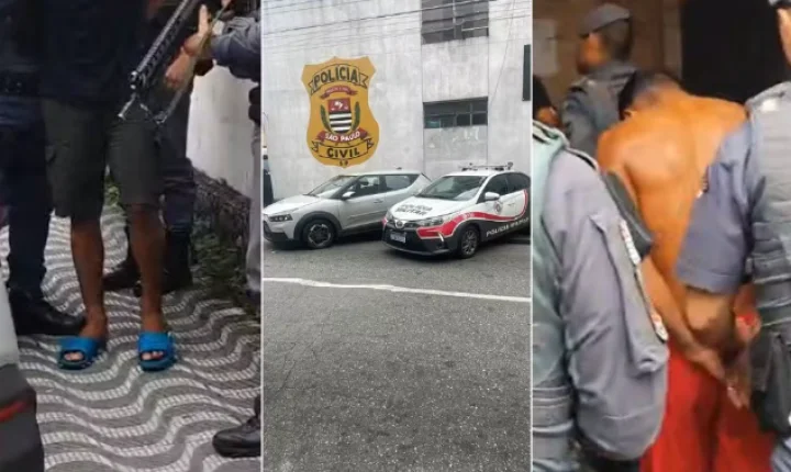 PM rastreia carro roubado até garagem e prende dupla no litoral de SP