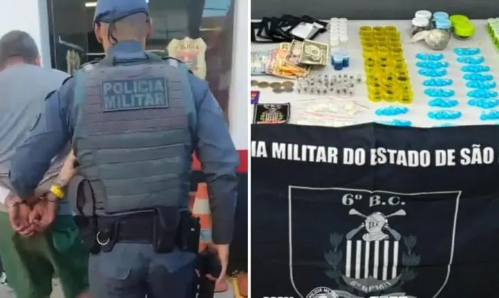Procurado por pensão alimentícia é preso por tráfico e tentativa de suborno