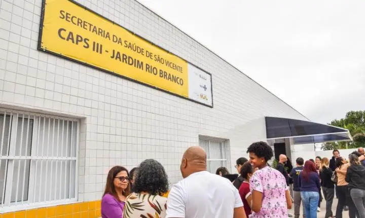 São Vicente reabre Caps reformado e amplia frota do Samu