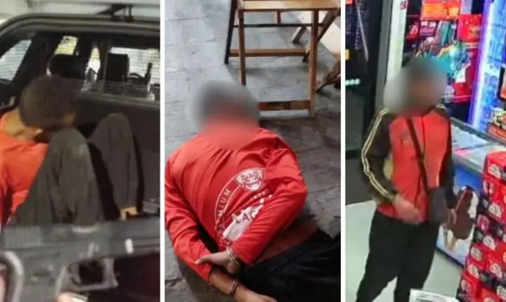 Suspeito de série de roubos a comércios é preso em Guarujá